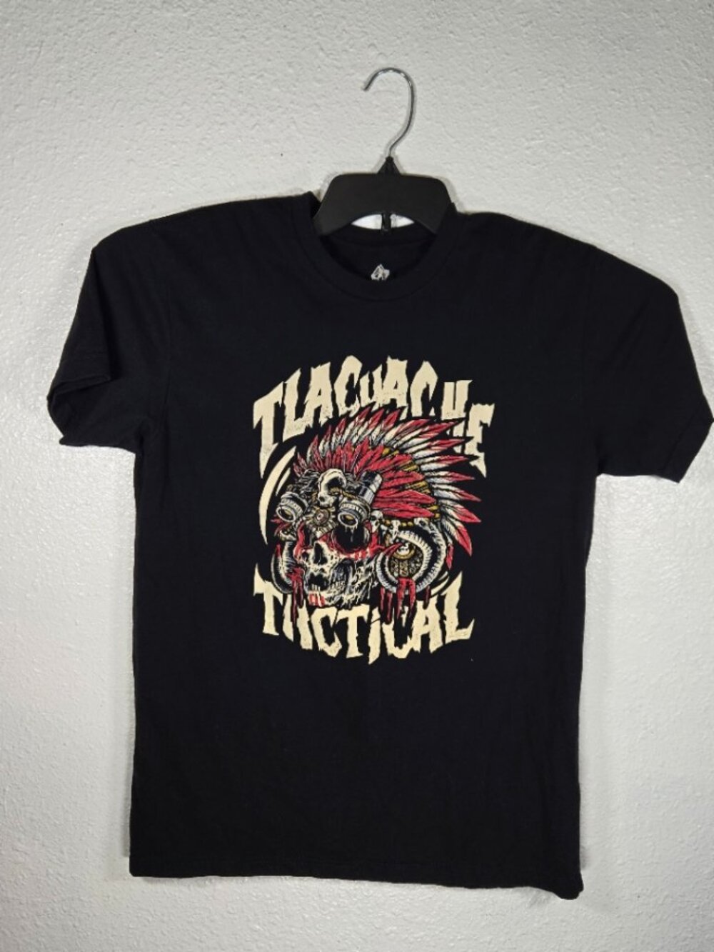 Tlacuache Tactical - Aztec Indian Skull Tee
